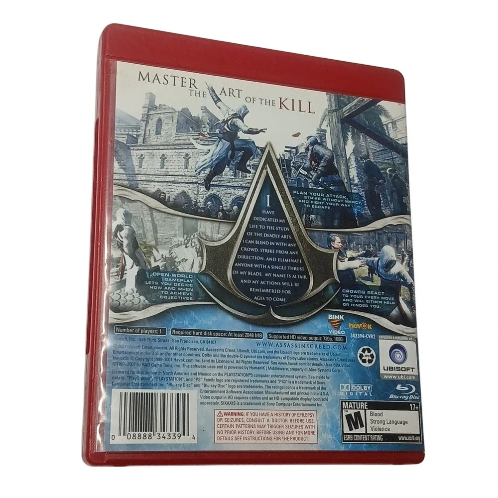 Assassins Creed Trilogy‎ PS3 Bundle Multi Action Adventure Games